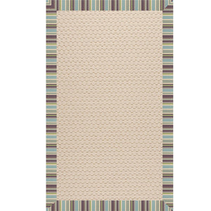 Capel Rugs Creative Concepts-zoe Collection Customizable Indoor Outdoor Rug For Unique Home Décor Brannon Whisper, Grey 100% Olefin Base W,Border 2009rs07090709422