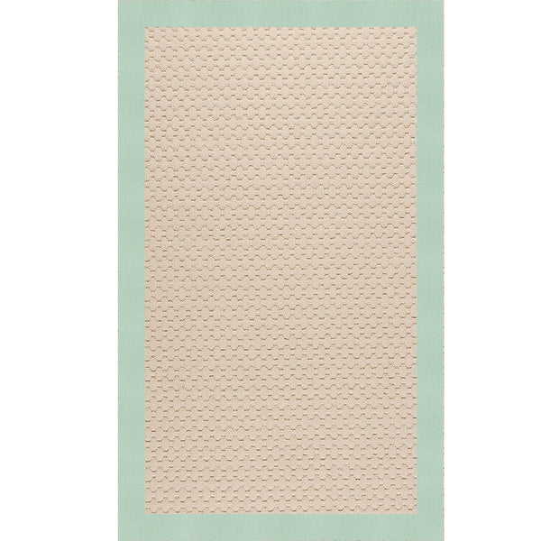 Capel Rugs Creative Concepts-zoe Collection Customizable Indoor Outdoor Rug For Unique Home Décor Canvas Spa Blue 100% Olefin Base W,Border 2009rs00240036427