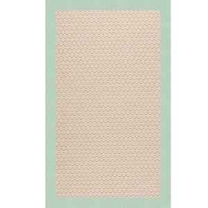 Capel Rugs Creative Concepts-zoe Collection Customizable Indoor Outdoor Rug For Unique Home Décor Canvas Spa Blue 100% Olefin Base W,Border 2009rs07090709427