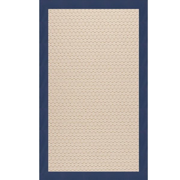Capel Rugs Creative Concepts-zoe Collection Customizable Indoor Outdoor Rug For Unique Home Décor Canvas Navy 100% Olefin Base W,Border 2009rs07091000497