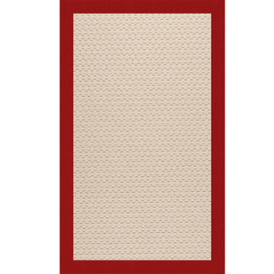 Capel Rugs Creative Concepts-zoe Collection Customizable Indoor Outdoor Rug For Unique Home Décor Canvas Jockey Red 100% Olefin Base W,Border 2009rs07090709527