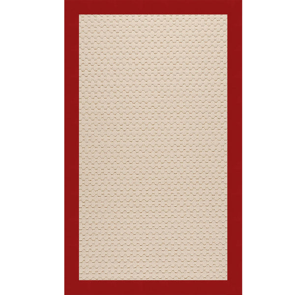 Capel Rugs Creative Concepts-zoe Collection Customizable Indoor Outdoor Rug For Unique Home Décor Canvas Jockey Red 100% Olefin Base W,Border 2009rs07090709527