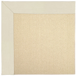 Capel Rugs Creative Concepts-zoe Collection Customizable Indoor Outdoor Rug For Unique Home Décor Canvas Sand, White 100% Olefin Base W,Border 2009gs0709712