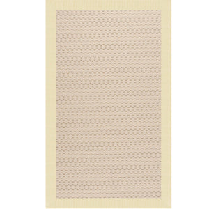 Capel Rugs Creative Concepts-zoe Collection Customizable Indoor Outdoor Rug For Unique Home Décor Canvas Sand, White 100% Olefin Base W,Border 2009rs07091000712
