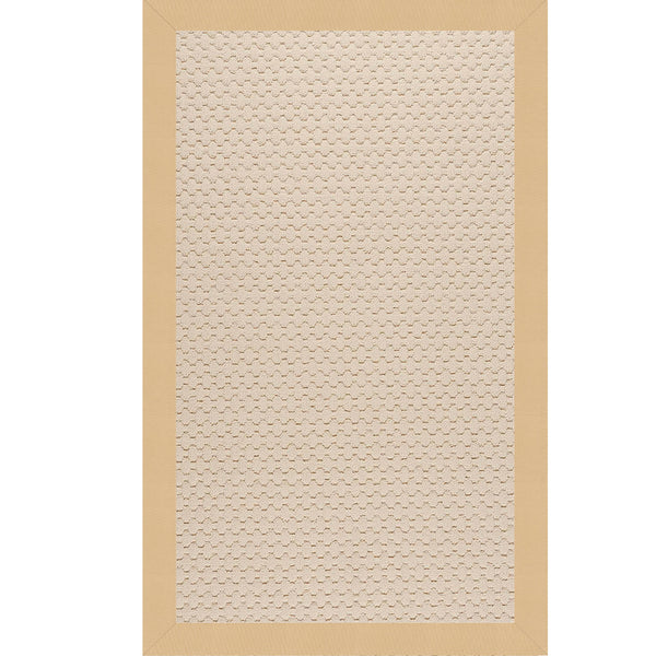 Capel Rugs Creative Concepts-zoe Collection Customizable Indoor Outdoor Rug For Unique Home Décor Canvas Antique Beige, White 100% Olefin Base W,Border 2009rs07091000717