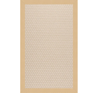 Capel Rugs Creative Concepts-zoe Collection Customizable Indoor Outdoor Rug For Unique Home Décor Canvas Antique Beige, White 100% Olefin Base W,Border 2009rs07090709717