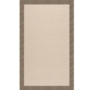 Capel Rugs Creative Concepts-zoe Collection Customizable Indoor Outdoor Rug For Unique Home Décor Canvas Taupe 100% Olefin Base W,Border 2009rs07091000737