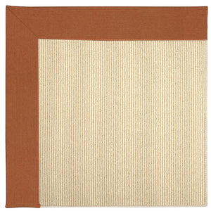 Capel Rugs Creative Concepts-zoe Collection Customizable Indoor Outdoor Rug For Unique Home Décor Canvas Rust 100% Olefin Base W,Border 2009rs07091000837