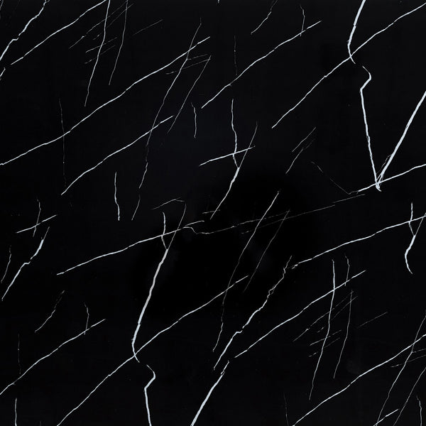 English Elm Modern modern simple luxury rectangular coffee table with sturdy base, easy-clean MDF, versatile use Black W1151S01395