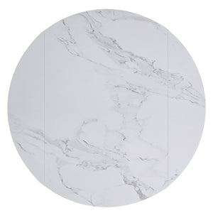 Worldwide Home Furnishings Calisto-extension Dining Table – Transformative Design With Durable Sintered Stone & Marble Finish White,Black Sintered Stone,Metal 201-110wt