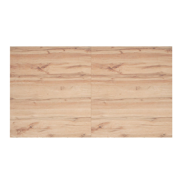 Worldwide Home Furnishings Forna-extension Dining Table - Stylish Natural Wood With Easy One-hand Mechanism For Extra Guests Natural,Black Engineered Wood,Metal 201-161nat