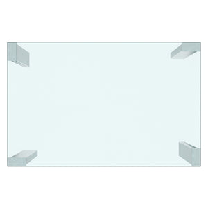 Worldwide Home Furnishings Frankfurt-dining Table - Sleek Glass Top & Chrome Finish For Contemporary Open Concept Spaces Stainless Steel Engineered Wood,Metal,Glass 201-165