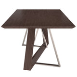 !nspire Drake Dining Table Walnut Walnut Mdf/Metal