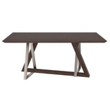 !nspire Drake Dining Table Walnut Walnut Mdf/Metal