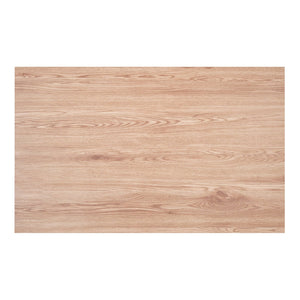 Worldwide Home Furnishings Vesta-dining Table - Sleek Natural Wood Top With Stylish Black Metal Legs For Modern Kitchens Natural,Black Engineered Wood,Metal 201-287nat