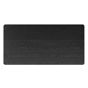 Worldwide Home Furnishings Sangra-79" Dining Table - Solid Mango Wood Construction With Chic Design And Sophisticated Texture Black Solid Wood 201-751blklg