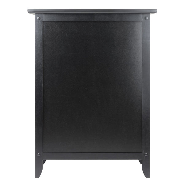Winsome Wood Henry Accent Table – Versatile Nightstand With Elegant Black Finish And Ample Storage Space Options Black Solid ,Composite Wood 20115-winsome-wood