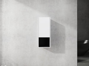 English Elm 12" Bathroom Side Cabinet - Modern Wall-Mounted Design With Soft-Close Doors For Stylish Storage W999P248645
