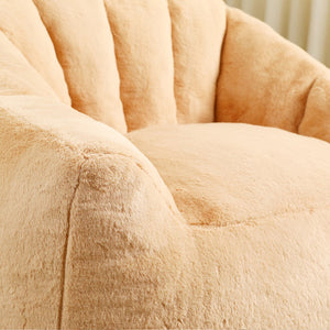 English Elm Bean Bag Chair - Luxuriously Plush Foam Sofa With Armrests, Non-Slip Base For Living Room & Bedroom Comfort W2200P313807