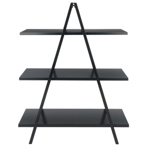 Winsome Wood Aaron 3-tier A-frame Shelf In Black - Stylish & Versatile Storage Solution For Any Room! Black Solid ,Composite Wood 20130-winsome-wood