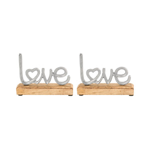 Love Table Decor - Set of 2 201370/S2 Elk Home