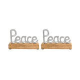 Peace Table Decor - Set of 2