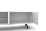 Liberty 62.99" Mid-Century Modern TV Stand in White 201AMC6 Manhattan Comfort