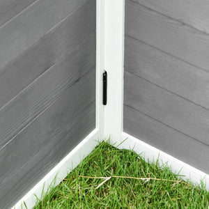 English Elm Pawhut Wooden Outdoor Rabbit Hutch With Foldable Top, Spacious Design For 1-4 Rabbits & Guinea Pigs W2225P217661-GIGA