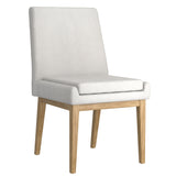 !nspire Cortez Side Chair Fabric Beige Beige/Natural Fabric/Metal
