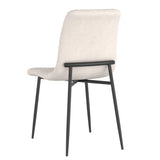 !nspire Brixx Side Chair Beige Fabric/Black Fabric/Metal