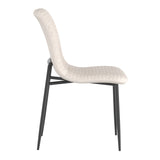 !nspire Brixx Side Chair Beige Fabric/Black Fabric/Metal