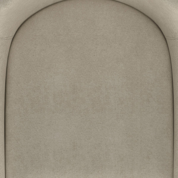 Worldwide Home Furnishings Bianca-side Chair - Stylish Mid-century Dining Seat With Plush Tufted Back And Sturdy Black Legs Beige,Black Fabric,Metal 202-086bg/Bk