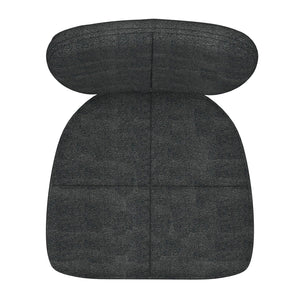 Worldwide Home Furnishings Zeke-side Chair - Modern Comfort With Textured Fabric And Sturdy Metal Frame For Stylish Dining Charcoal,Black Fabric,Metal 202-090ch