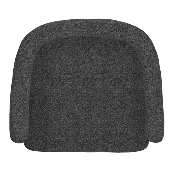 Worldwide Home Furnishings Scarlet-dining Elegant Boucle Upholstered Chairs For A Chic Dining Experience In Any Space Charcoal,Black Boucle Fabric,Metal 202-108ch