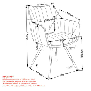 Worldwide Home Furnishings Talon-dining Chair - Modern Boho-chic Accent With Comfortable Contoured Seat And Sturdy Metal Legs Charcoal,Black Faux Leather,Metal 202-139ch