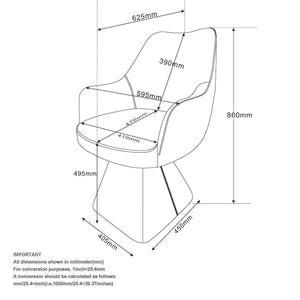 Worldwide Home Furnishings Caprese-dining Chair - Elegant Swivel Design With Monochrome Upholstery For Sophisticated Dining Spaces Beige Faux Leather 202-269beg