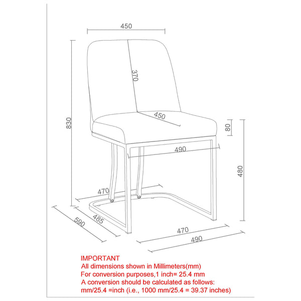 Worldwide Home Furnishings Dario-dining Chair - Elegant Chenille Upholstered Design With Sturdy Black Metal Frame For Style Beige Fabric 202-271bg
