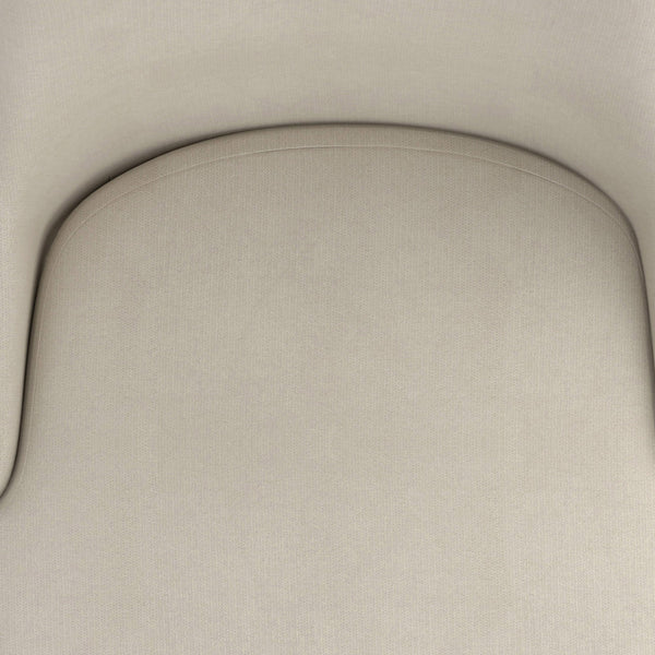 Worldwide Home Furnishings Venice-side Chair In Beige - Mid-century Modern Elegance With Textured Upholstery & Versatile Style Beige,Black Fabric,Metal 202-536beg