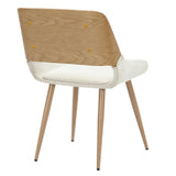 !nspire Hudson Side Chair Beige/Natural Fabric/Bentwood