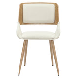 !nspire Hudson Side Chair Beige/Natural Fabric/Bentwood