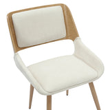 !nspire Hudson Side Chair Beige/Natural Fabric/Bentwood