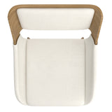 !nspire Hudson Side Chair Beige/Natural Fabric/Bentwood