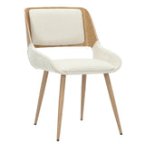 !nspire Hudson Side Chair Beige/Natural Fabric/Bentwood