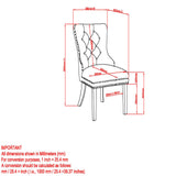 !nspire Mizal Side Chair Ivory/Gold Velvet/Metal