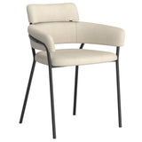 !nspire Axel Side Chair Beige/Black Fabric/Metal