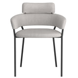 !nspire Axel Side Chair Grey/Black Fabric/Metal