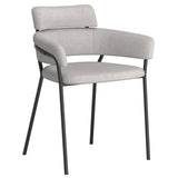 !nspire Axel Side Chair Grey/Black Fabric/Metal