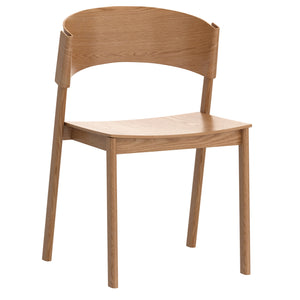 Worldwide Home Furnishings Elias-contract Sturdy Mid-century Modern Chair With Curved Back And Stackable Design For Easy Storage Natural Solid Wood,Oak Veneer 202-849nat