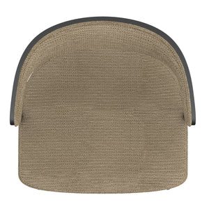 Worldwide Home Furnishings Kazan-dining Chair - Contemporary Comfort And Style With Ergonomic Design For Modern Spaces Dark Beige,Black Fabric,Bentwood,Metal 202-904dkb