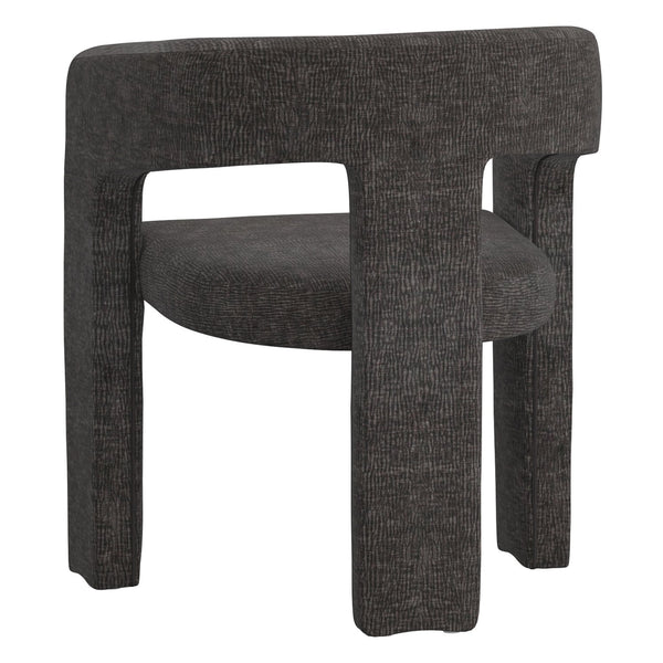 Worldwide Home Furnishings Amara-dining Chair - Luxurious Upholstered Seating For A Chic And Comfortable Dining Experience Charcoal Fabric 202-933ch